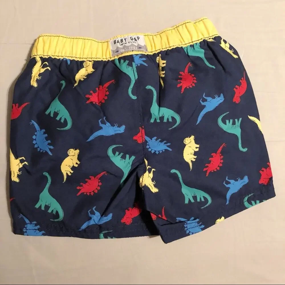 NWT Gap 12-18 Months Dinosaur Rash Guard Bathing Suit Set